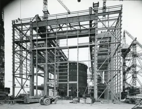 Nuclear Decommissioning Authority Hunterston B under construction in 1969