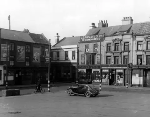 South Tyneside Libraries Market Place before the war