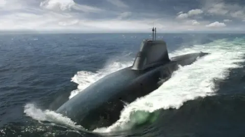 BAE Systems Artist's impression of submarine