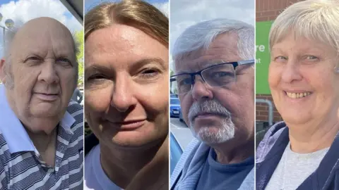 Composite image of residents