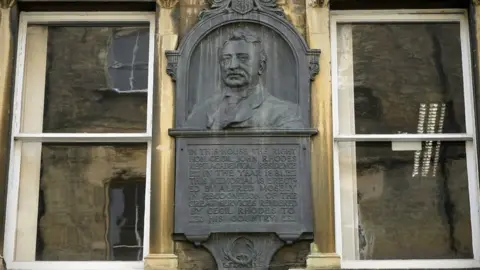 Getty Images Cecil Rhodes plaque