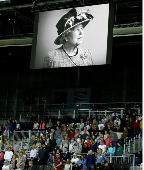 Reuters Fans at the Emirates Arena in Glasgow