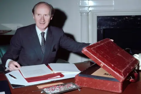 Getty Images Former chancellor Lord Anthony Barber