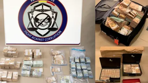 Belgian police Belgian police released pictures of the €1.5m seized in December