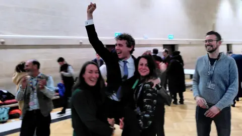 Green Party Patrick McAllister won the by-election