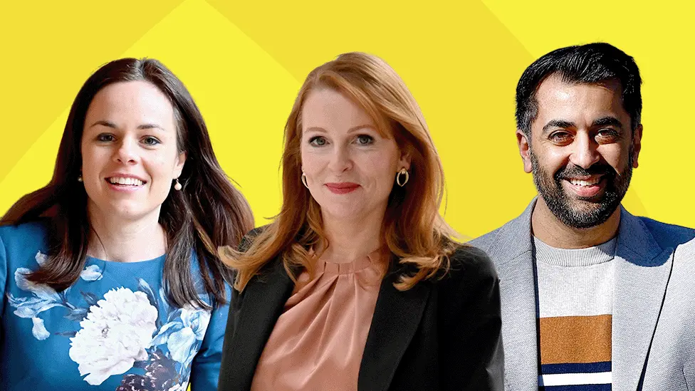 Kate Forbes, Ash Regan and Humza Yousaf