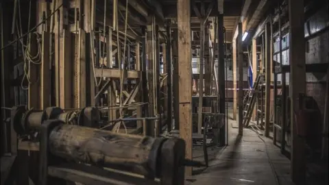 Tyne Theatre and Opera House Under stage machinery