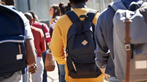 Getty Images Students with backpacks