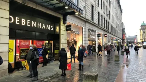 PA Media Debenhams