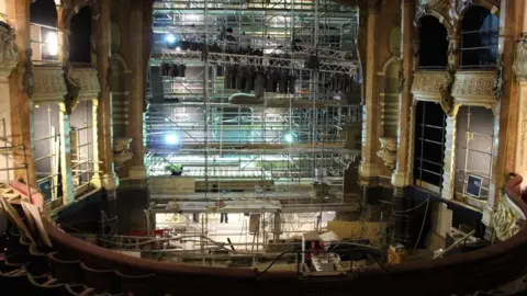 New Theatre Royal The auditorium undergoing restoration