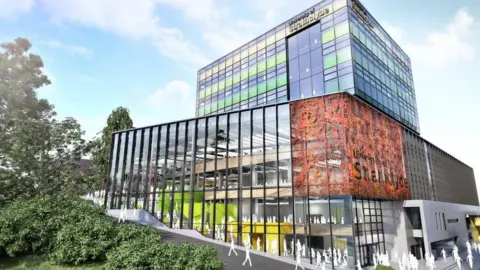 Strathclyde University Artist's impression of the new building