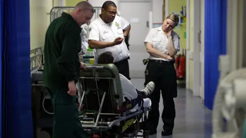 Getty Images West Midlands Ambulance staff