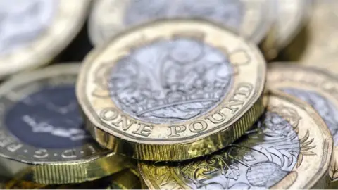 Getty Images Pound coins