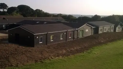 Elite Systems A collection of single storey modular buildings, used as accommodation blocks.
