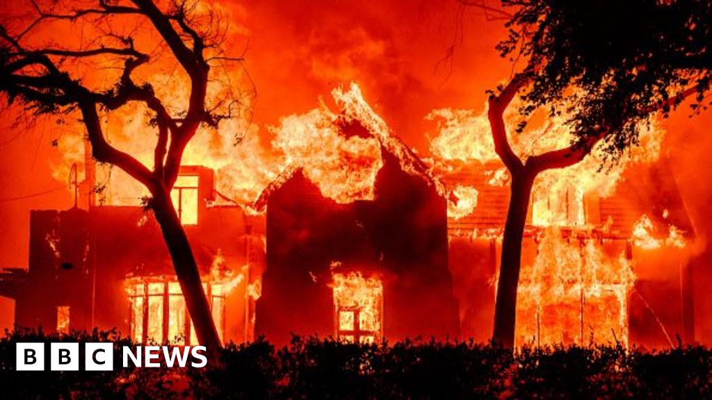 LA firefighters desperately try to contain monster Palisades fire LA firefighters desperately try to contain monster Palisades fire