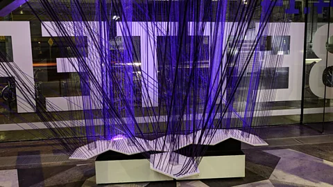 Installation at the Dublin Science Gallery inspired by the serendipitous discovery of the colour mauve (Fail Better)