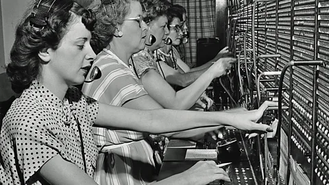 Business communications have come a long way. (Frederic Lewis/Archive Photos/Getty)