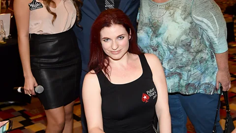 Ethan Miller/Getty Images Professional poker player Jennifer Shahade is also grandmaster chess player (Credit: Ethan Miller/Getty Images)