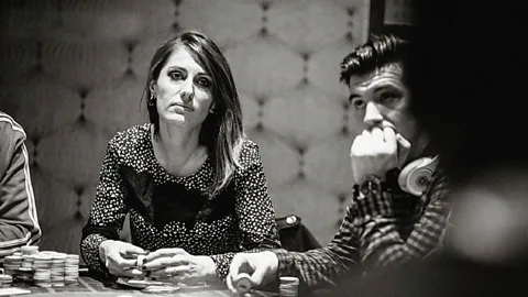 partypoker The author of this article, Alex O'Brien, playing poker before the pandemic (Credit: partypoker)