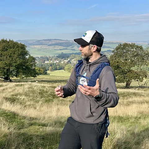 Keridwen Cornelius The guides, such as Rob Kenning at Mind Over Mountains, offer professional mental wellbeing support in an unpressured setting (Credit: Keridwen Cornelius)