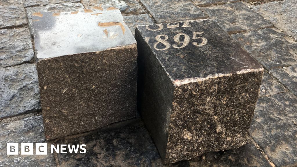 The European capital cobbled with Jewish gravestones The European capital cobbled with Jewish gravestones