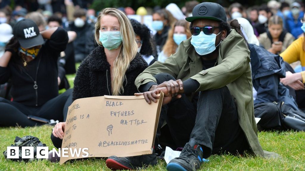 Crowds gather for Welsh anti-racism protests Crowds gather for Welsh anti-racism protests
