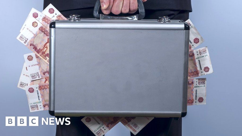 How much Russian money is there in the UK?