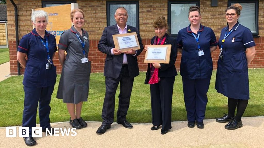 Jonathan Van-Tam opens new hospice centre Jonathan Van-Tam opens new hospice centre