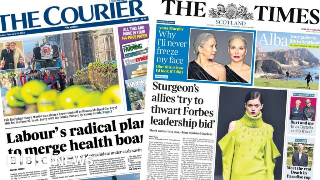 SNP leadership and ‘hero’ funeral