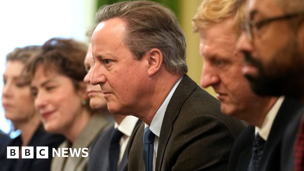 David Cameron returns to cabinet table after seven years David Cameron returns to cabinet table after seven years