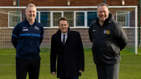 WMCA Andy Street with Birmingham County FA members