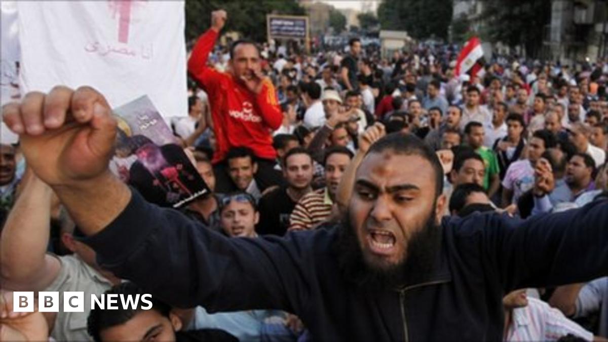 Egypt Christians protest in Cairo after church attack Egypt Christians protest in Cairo after church attack