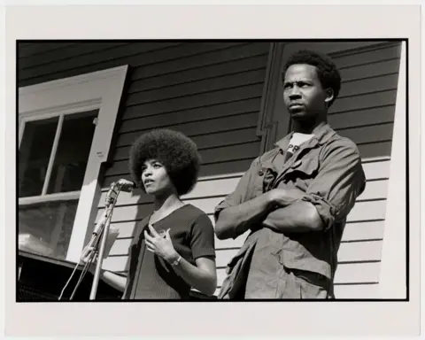Stephen Shames Photographic Archive Angela Davis speaks at a rally in Oakland in 1970