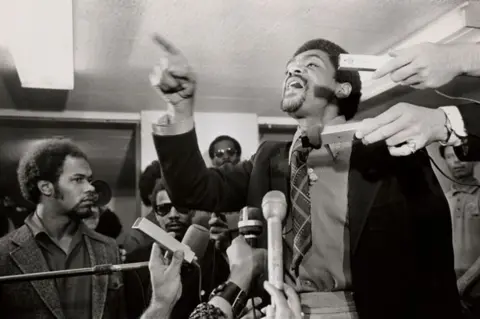 Stephen Shames Photographic Archive Bobby Seale in full flow