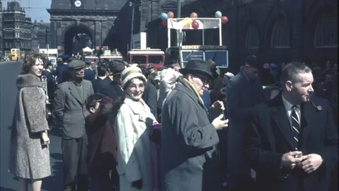 Estate of T Dan Smith Waiting for the 1963 May Day Parade to start
