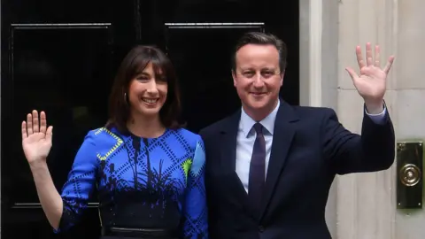 Getty Images Samantha and David Cameron