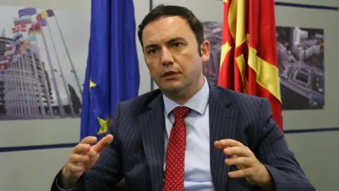 AFP/Getty Macedonia's deputy prime minister Bujar Osmani