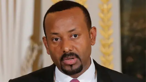 Reuters Ethiopian Prime Minister Abiy Ahmed speaks during a media conference at the Elysee Palace in Paris, France, October 29, 2018