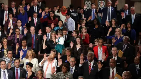 Getty Images Lawmakers swear-in