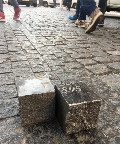 BBC Prague cobblestones