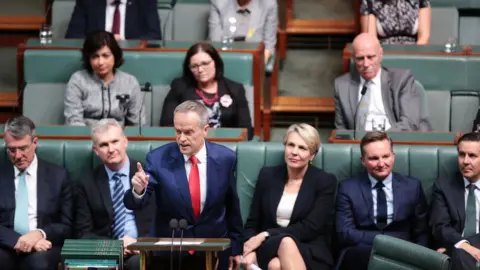 Stefan Postles Bill Shorten speaks in parliament