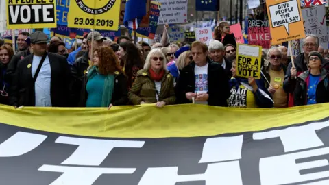 Getty Images Brexit marchers