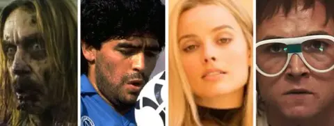 Focus Features, Getty, Sony & Paramount Iggy Pop, Diego Maradona, Margot Robbie and Elton John