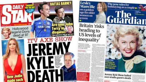 Front pages on 14 May 2019