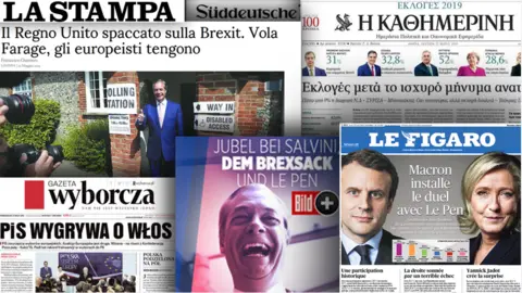 BBC Monitoring Front pages of European newspapers, 27 May 2019