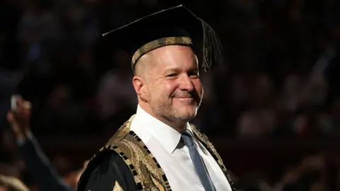 WireImage Jony Ive attending the Royal College Of Art convocation ceremony at the RCA and Albert Hall