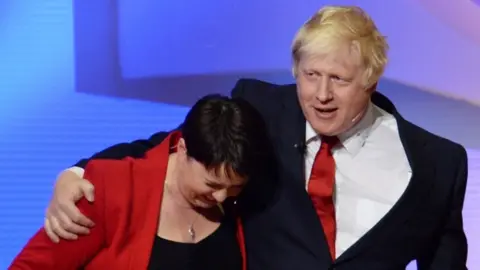 Getty Images Ruth Davidson and Boris Johnson