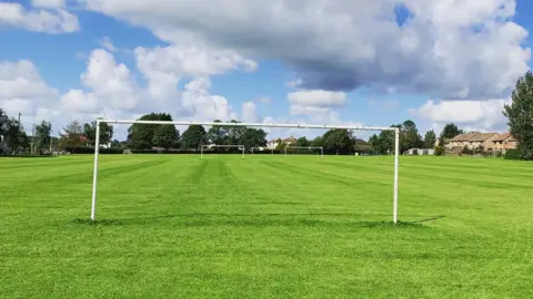 BBC Football pitch in Coity, Bridgend