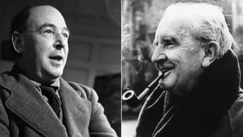 Getty Images / PA Media CS Lewis and JRR Tolkien