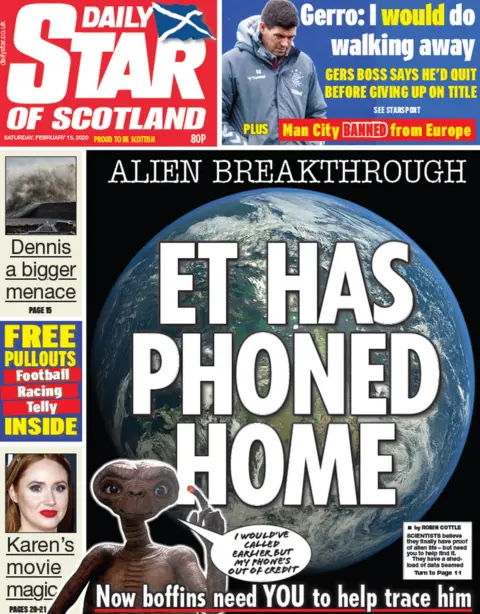 Daily Star front page